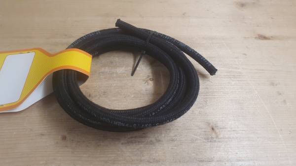 Benzinschlauch 2.5 m Ring, schwarz, gewebeummantelt (Øi = 3.5/ ØA = 8.0)