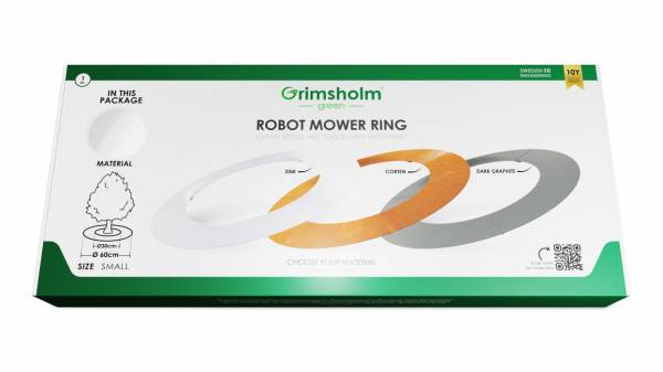 Mähroboter Ring 30/ 60 cm, zink zur Umrandung von Bäumen und anderen Objekten