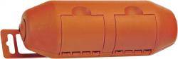 Elektro-Sicherheitsbox rot 180 mm Innenmaß für Gummistecker + Gummikupplungen
