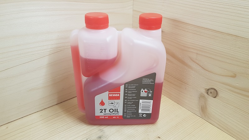 500 ml 2 Taktöl semisynthetic rot Dosierflasche für Freischneider