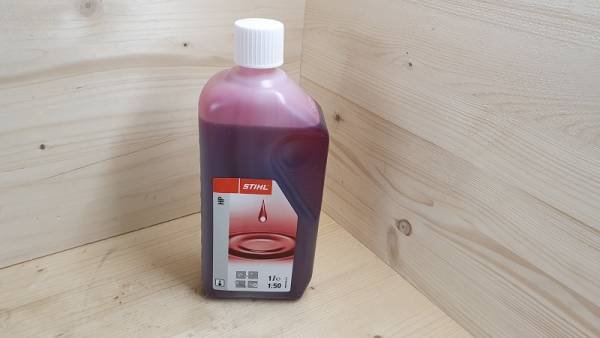 1 Liter Stihl Flasche  2-Takt Motorenöl 1:50 HP auf Mineralölbasis für Freischneider/ Motorsägen/ Heckenscheren/ ...